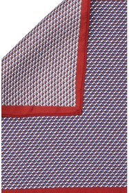 تصویر دستمال جیبی مردانه ابریشمی با الگوی آبی نیروی دریایی Network 