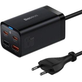 تصویر شارژر رومیزی 65 وات بیسوس مدل Power Combo Digital Powerstrip Power Combo Digital PowerstriP