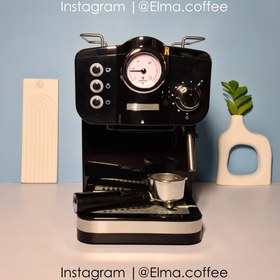 تصویر اسپرسوساز خانگی مباشی مدل emc-2015 رنگ مشکی Coffee machine mebashi