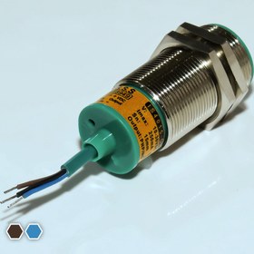 تصویر سنسور القایی تبریز سنسور، PNP-NC-NO، قطر 40، چهارپین، فاصله تشخیص 20mm، کد IS4020-P 