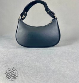 تصویر کیف نیم دایره مشکی 