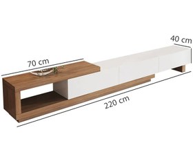 تصویر میز تلویزیون مدل New slide TV 