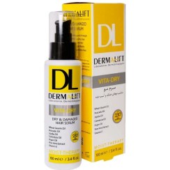 تصویر سرم ویتا درای درمالیفت مناسب موهای خشک و آسیب دیده 100 میلی لیتر_Dermalift Vita Dry Serum For Dry And Damaged Hair 100 ml 