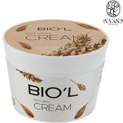 تصویر کرم مرطوب کننده کاسه ای بیول مدل Avoine Oat حجم 200 میلی لیتر Biol Natural Cream Nourishing Booster Avoine Oat + Macademia Oil Cream 200ml