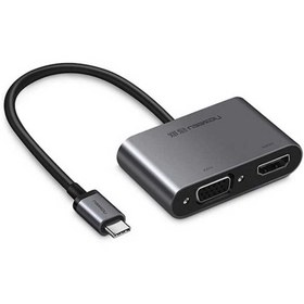 تصویر هاب USB-C دو پورت یوگرین مدل CM162 Ugreen CM162 2-in-1 USB-C Hub