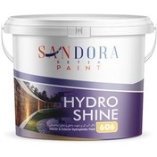 تصویر رنگ لاک آب گریز هیدروشاین شفاف ساندورا 606 گالن 3.5 کیلویی 