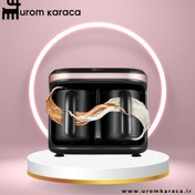 تصویر قهوه ترک ساز برند کاراجا ترکیه مدل Hatır Hüp Düet رزگلد Karaca Hatır Hüp Düet Aroma Steel Turkish Coffee Machine Rosegold