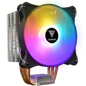 تصویر فن خنک کننده CPU گیم دیاس  E1-410 Lite RGB Fan Cpu Gamdias BOREAS E1-410 Lite