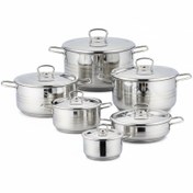 تصویر سرویس قابلمه و تابه 12 پارچه کرکماز 