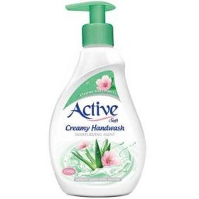 تصویر مایع دستشویی کرمی سبز اکتیو حجم 350 میلی‌ لیتر Active Cream Washing Liquid Green 350ml