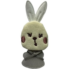 تصویر تکه دوزی طرح خرگوش 