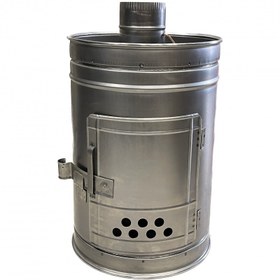 تصویر بخاری هیزمی مدل گرد کد 50 