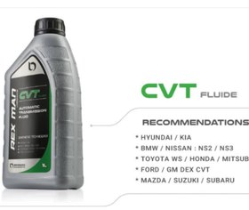 تصویر روغن دنده اتوماتیک یک لیتری CVTرکس من CVT automatic transmission oil