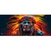 تصویر پرده کابین کوچک طرح فانتزی کد 7234 