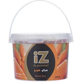 تصویر مربا هویج ایز 650 گرمی 