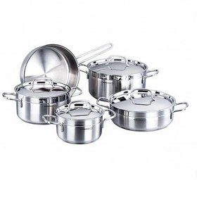 تصویر سرویس 9 پارچه استیل کرکماز درب استیل 