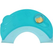 تصویر کلاه حمام سیلیکونی کودک طرح خوک فضایی | محافظ چشم و گوش نوزاد هنگام شست‌وشو Silicone Baby Shower Cap – Space Pig Design