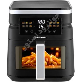 تصویر سرخ کن بدون روغن گوسونیک GAF837 ظرفیت 7 لیتری Gosonic GAF837 Air Fryer 7L