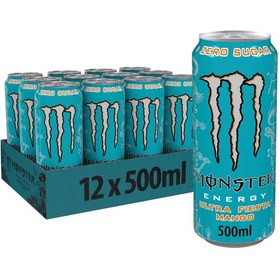 تصویر انرژی زا مانستر اروپایی 500 میلی لیتر - Monster Ultra Fiesta بسته 12 عددی عمده 