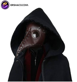 تصویر ماسک و صورتک استیل مستر استیم پانک دکتر کلاغ SteelMaster Steampunk Plague Beak Mask Gothic Retro Doctor Bird Mask 