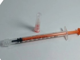 تصویر سرنگ انسولین لوئرلاک ورید (V.MED) VMED insulin syringe