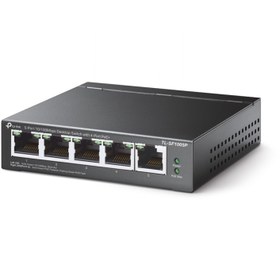 تصویر سوئیچ 5 پورت دسکتاپ تی پی لینک مدل TL-SF1005P TL-SF1005P 5-Port 10/100Mbps Desktop PoE Switch