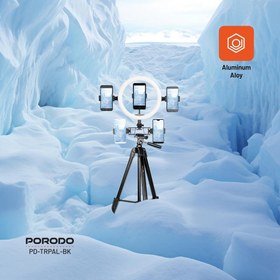 تصویر سه پایه دوربین و موبایل پرودو مدل Professional Gimbal Tripod PD-TRPAL 