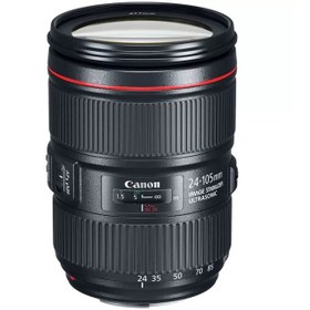 تصویر لنز دوربین کانن مدل EF 24-105MM F/4L IS II USM LENS NO BOX 