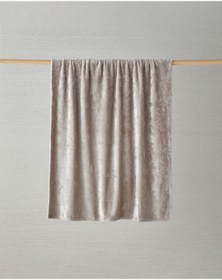 تصویر پتوی یک نفره نود یتو پتو تلویزیون Ramona Jacquard Supersoft 120X160 سانتی متر بژ English Home 