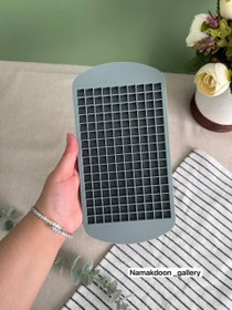 تصویر قالب یخ سیلیکونی ریز - آبی 