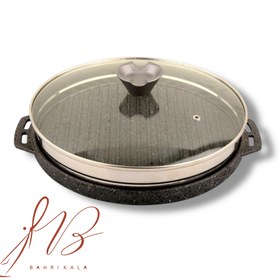 تصویر تابه گریل درب پیرکس گرد DMT 