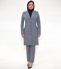 تصویر مانتو شلوار اداری آیسل 