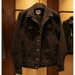 تصویر کت جین ذغالی سیر مردانه تنخور اسپرت 