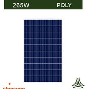 تصویر پنل خورشیدی 265 وات پلی کریستال برند shinsung 