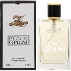 تصویر ادو پرفیوم زنانه زوا مدل Black Opium حجم 100 میلی لیتر Zeva Black Opium Eau De Parfum For Women 100ml