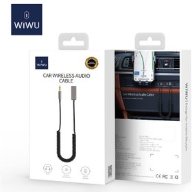 تصویر گیرنده بلوتوثی داخل خودرو ویوو WiWU AUX car audio cable YP04 