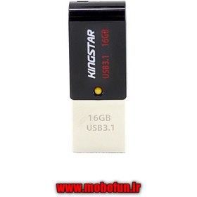 تصویر فلش مموری کینگ استار مدل S30 Dual3 ظرفیت 64 گیگابایت S30 Dual3 64GB USB3.1 OTG Flash Memory