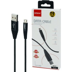 تصویر کابل میکرو یو اس بی فست شارژ Hiska LX-200 4A 2m HISKA LX-200 4A 2M MICROUSB CABLE