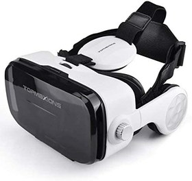 تصویر باندل هدست واقعیت مجازی 3D VR Glasses محصول برند Topmaxions. 