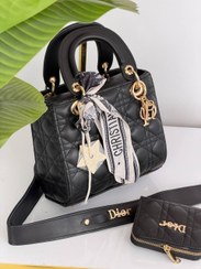 تصویر کیف زنانه لیدی دیور کد 770 - مشکی 