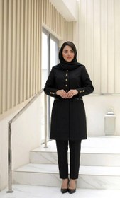 تصویر ست مانتو شلوار اداری دیانا زنانه جنس بزیاق سایز ۴۴ تا ۵۲ 
