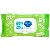 تصویر دستمال مرطوب کودک دافی حاوی کالاندولا بسته ۵۰ عددی 