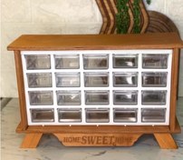 تصویر جا ادویه ۲۰ کشو چوبی ، جا ادویه ۱۵ کشو چوبی 