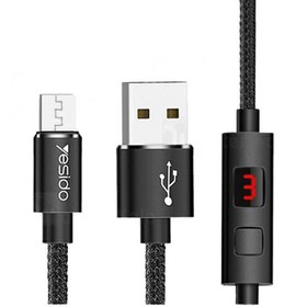 تصویر کابل تبدیل USB به microUSB یسیدو مدل CA-46 طول 1.2 متر کد 5824 