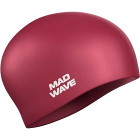 تصویر کلاه شنا مخصوص موهای بلند مدویو مدل LONG HAIR MADWAVE Silicone cap LONG HAIR