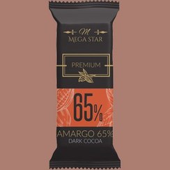 تصویر مگا استار شکلات دارک 65 درصد 1000گ 
