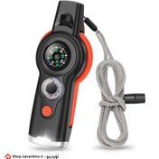 تصویر سوت چند کاره 7 در 1 Multifunctional rescue whistle