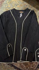 تصویر مانتو کتی - مشکی / ۱ 