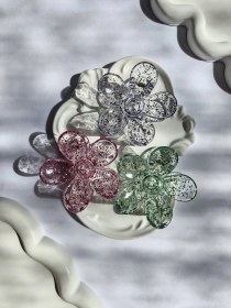 تصویر کلیپس فلاور شیشه ای - کد 463 