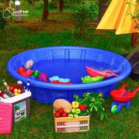 تصویر استخر کودک دایره ای پلیمری 